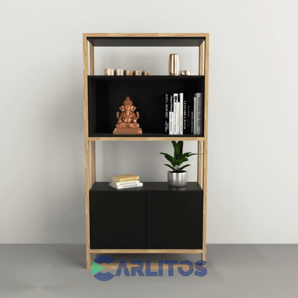 Módulo 0.90 Mts Línea Chic Tables Olmo Finlandés y Negro