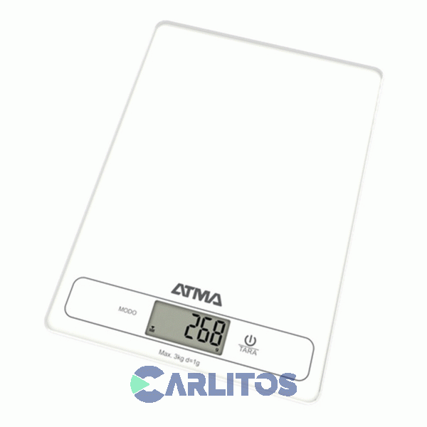 Balanza De Cocina Digital Atma 3 KG Bcat21vwp