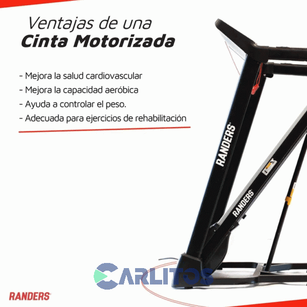 Fitness Cinta Motorizada 2.00 HP Randers Arg-472
