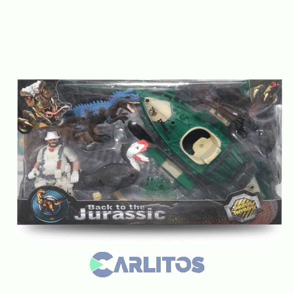 Set De Dinosaurios Back To The Jurassic Chico Wabro
