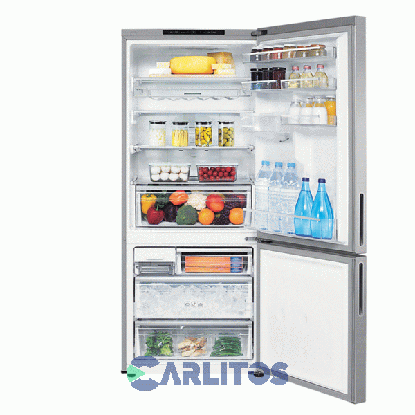 Heladera No Frost Samsung Combi Inverter 424 Litros Acero Inoxidable Rl4034sbasl