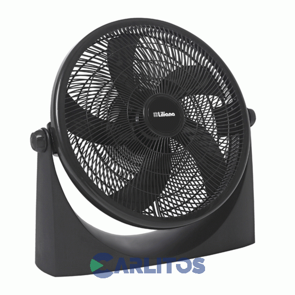 Ventilador Turbo Reclinable Liliana 18" Parrilla Negra Vtf18p