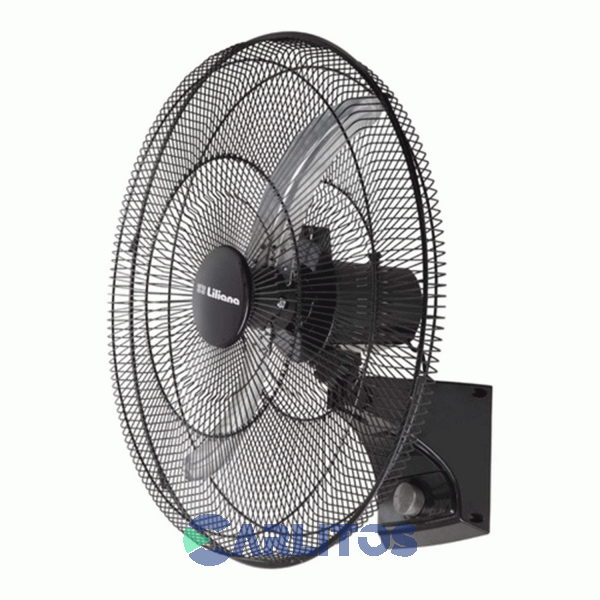 Ventilador De Pared Orbital Liliana 25" Parrilla Negra Vw25m