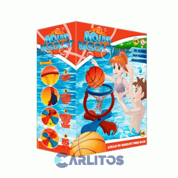 Juego Para Niños Aqua Básquet En Bolsa