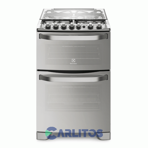 Cocina A Gas Electrolux 56 CM Acero Inoxidable Multigas 56dxq