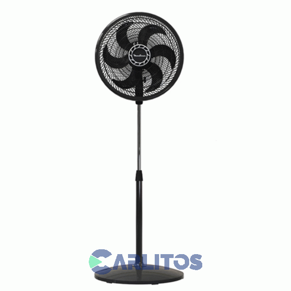 Ventilador De Pie Oscilante Moulinex 18" Parrilla Negra Ve4080b1