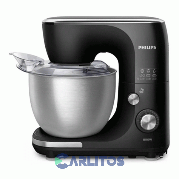 Batidora De Pie Planetaria Philips 800 Watts Hr7922/90 Negra