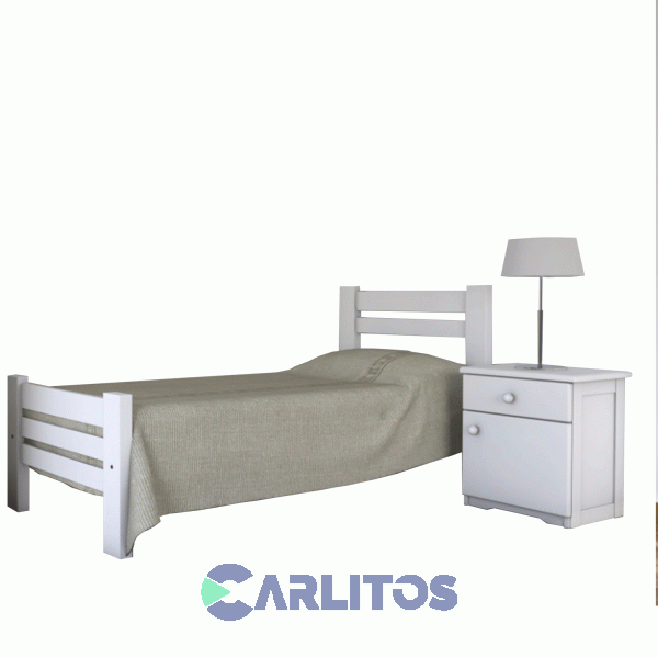 Cama 1 Plaza Pacífico Inmacol Blanco