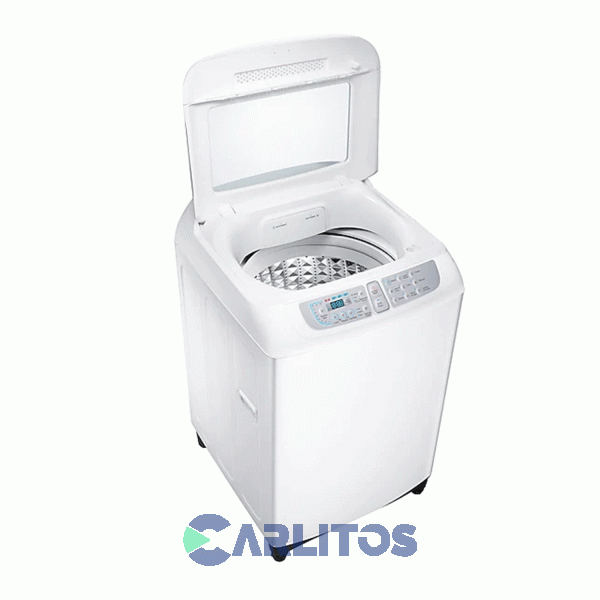 Lavarropa Carga Superior Samsung 8 KG - 700 RPM Blanco Wa80f5s4udw