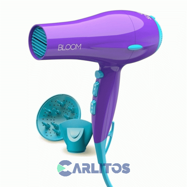 Secador De Pelo Ga.Ma 2400 Watts Eleganza Ion Bloom Violet