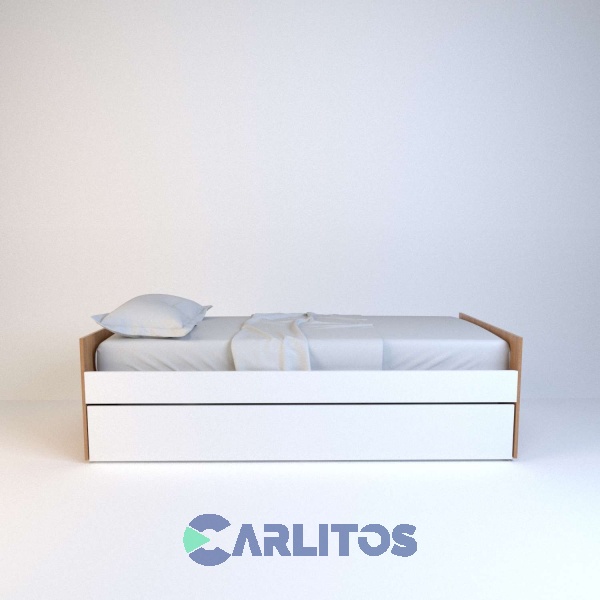 Cama Marinera Con Carro Tables Olmo Finlandés y Everest