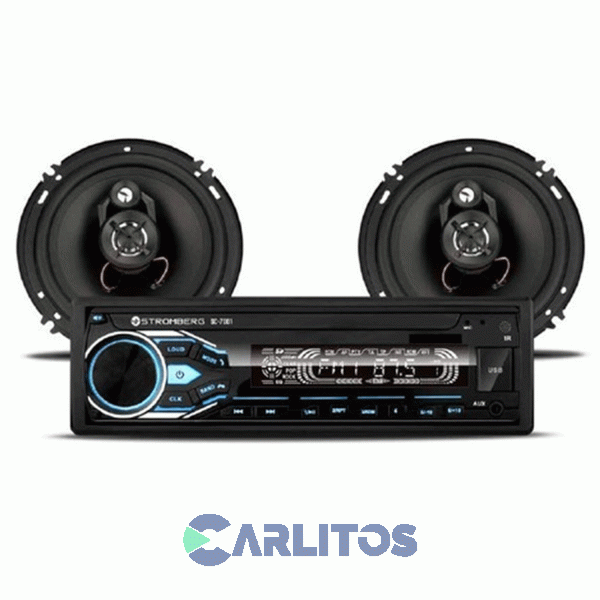 Combo Autoestereo Usb + Parlante 130 Watts - 6.5" Stromberg-Carlson Sc-7001