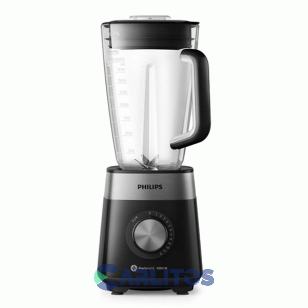 Licuadora Philips De Vaso 1200 Watts Con Jarra De Vidrio Hr2242/90