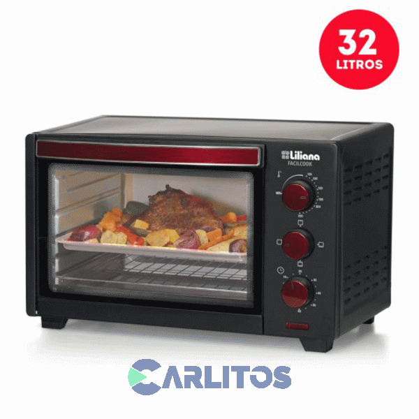 Horno Eléctrico Liliana 32 Litros FácilCook Ao132