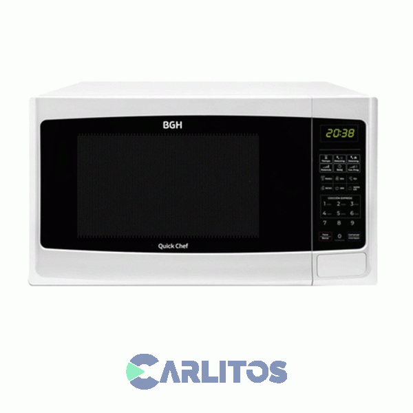 Microondas Con Grill Bgh Digital 28 Litros Blanco Bifuncion B228db9