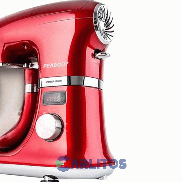 Batidora De Pie Planetaria Peabody 1200 Watts Digital Pe-bm120r Rojo