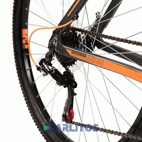 Bicicleta Olmo Todo Terreno Rod.29" Wish 290+ Con Disco Negro Naranja