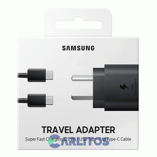 Cargador Rápido Usb-C Samsung 25 W Con Cable Ep-ta800xbegar