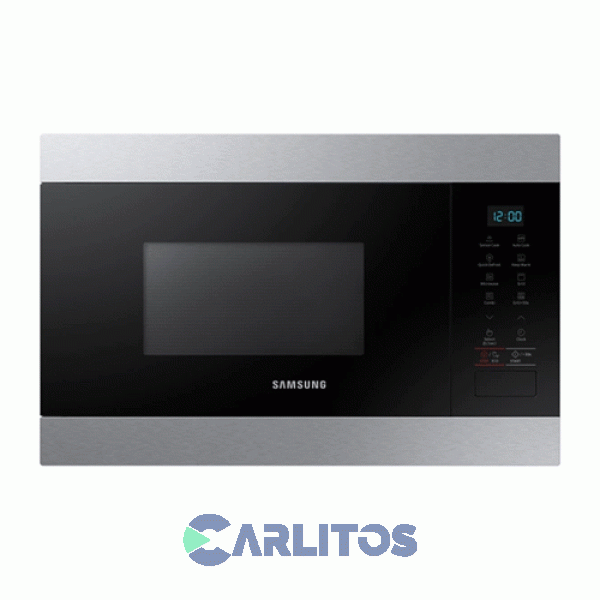 Microondas Empotrable Con Grill Samsung Digital 22 Litros Acero Inox. Mg22m8074ct