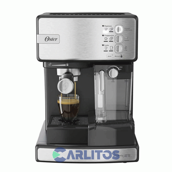 Cafetera Express Oster Digital Primalatte 15 Bares Silver Bvstem6603ss