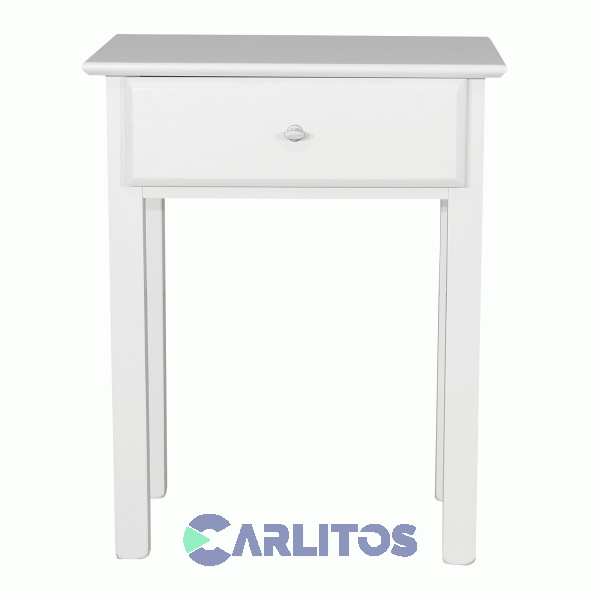 Mesa De Luz Reñaca 1 Cajón Blanco