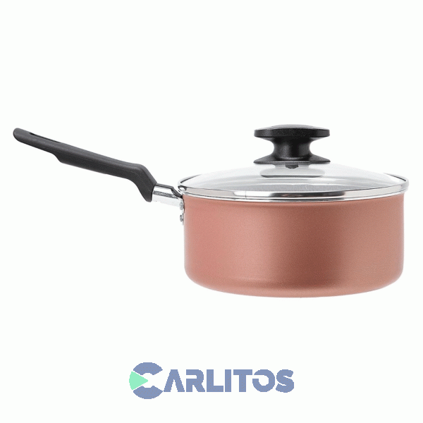 Sarten Tramontina Con Tapa Vidrio Antiadherente 20 Cm Bergamo 20383/420