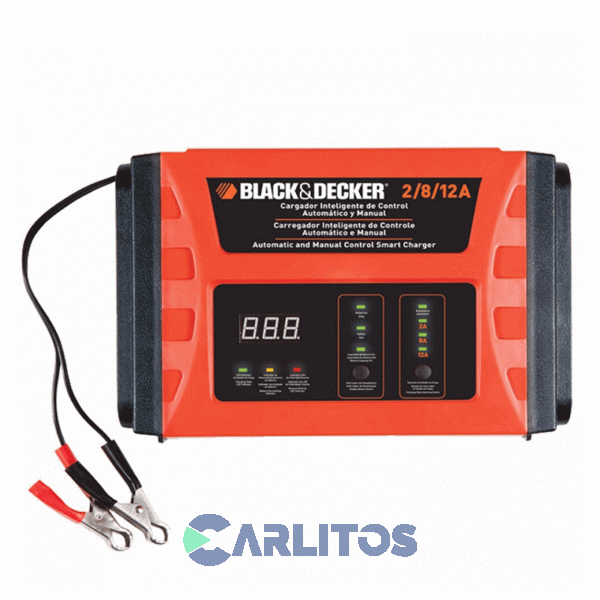 Cargador Automático De Batería Black-Decker 12 V - 12 Amp Bc12