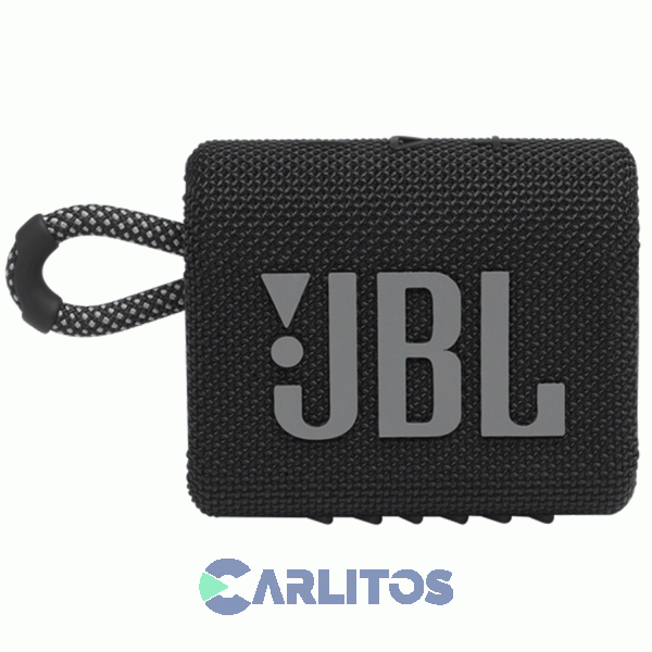 Parlante Portátil JBL Con Bluetooth Y Batería Go 3 Negro