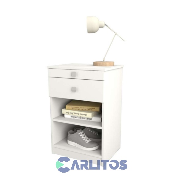 Mesa De Luz Desayunador 1 Cajón Tables Blanco