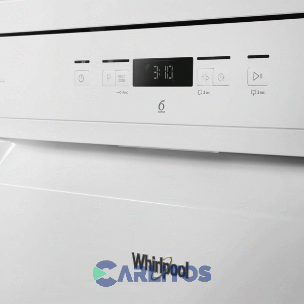 Lavavajilla Whirlpool Inverter 14 Cubiertos Blanco WLV14BY