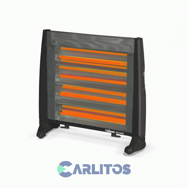 Estufa Infrarrojo Liliana 2400 Watts - 4 Tubos Vulcano Ci640