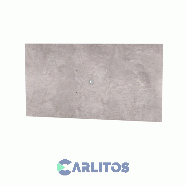 Combo Mesa Baja-Panel Tv-Repisa Fiplasto Oxido-Concreto