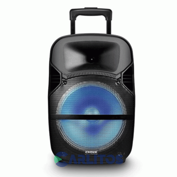 Parlante Torre Crown Mustang Con Bluetooth Y Batería Djs-1201bt