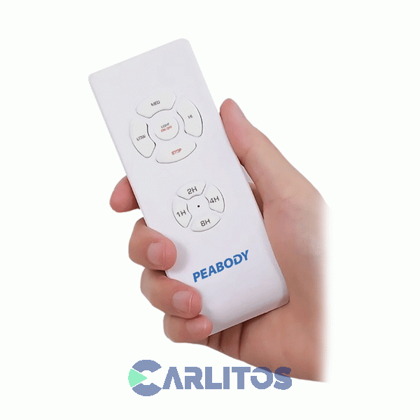 Ventilador De Techo Peabody Retráctil Acero Palas Acrílico Con Led Pe-vtra42s
