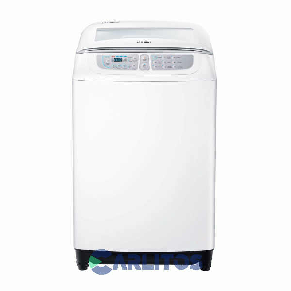 Lavarropa Carga Superior Samsung 8 KG - 700 RPM Blanco Wa80f5s4udw