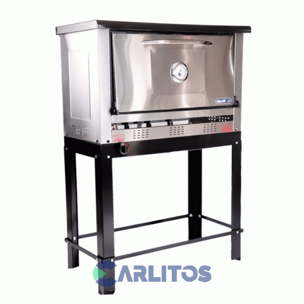 Horno A Gas Industrial Morelli Nova Acero Inoxidable 6 Moldes Gas Natural