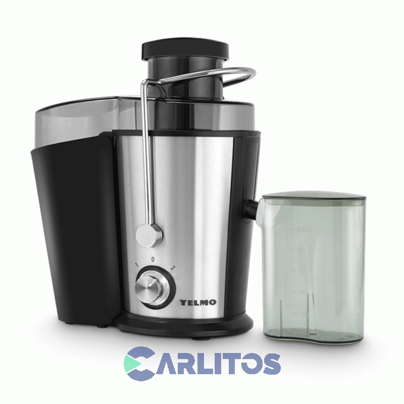 Extractor De Jugos Eléctrico Yelmo 800  Watts Acero Inoxidable Jg1707