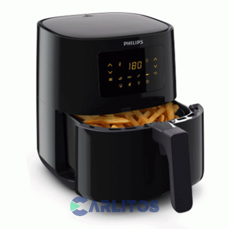 Freidora De Aire Philips Fryer Digital Negra Hd9252/90