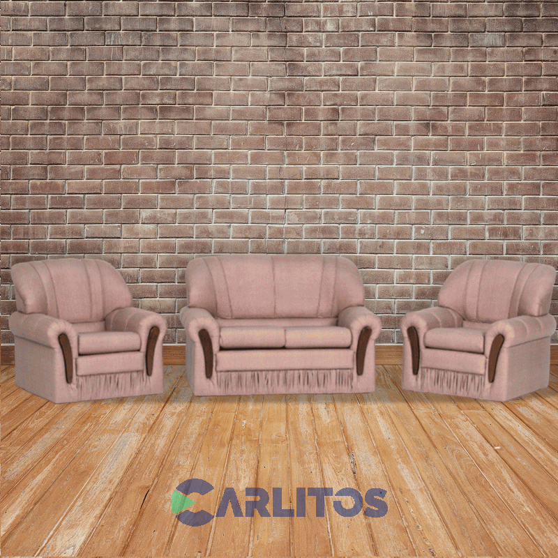 Juego De Living Olimpia 2 Cuerpos Color Living Grupo 3