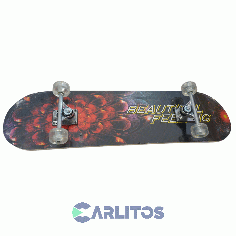 Patineta Skate Con Truck De Aluminio Skt Imperio Bebe