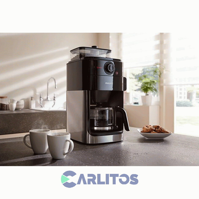 Cafetera De Filtro Philips Con Molinillo Integrado Hd7767/00