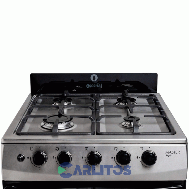 Cocina A Gas Escorial 56 CM Inoxidable Multigas Master Style