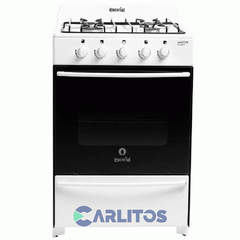 Cocina A Gas Escorial 56 CM Blanca Gas Envasado Master S2