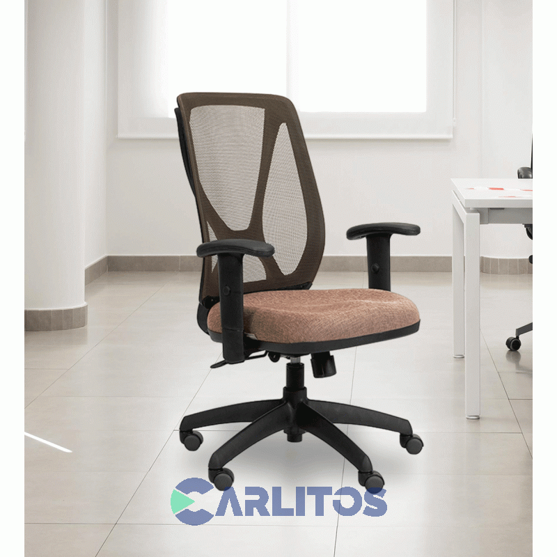 SILLON DE OFICINA CON APOYABRAZOS PORTANTINO ALMA GAS