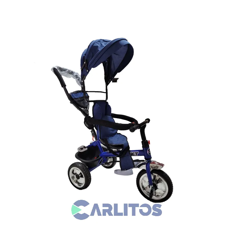 Triciclo Con Barral Y Capota - Asiento Giratorio 360º Imperio Bebe Latapy 4035