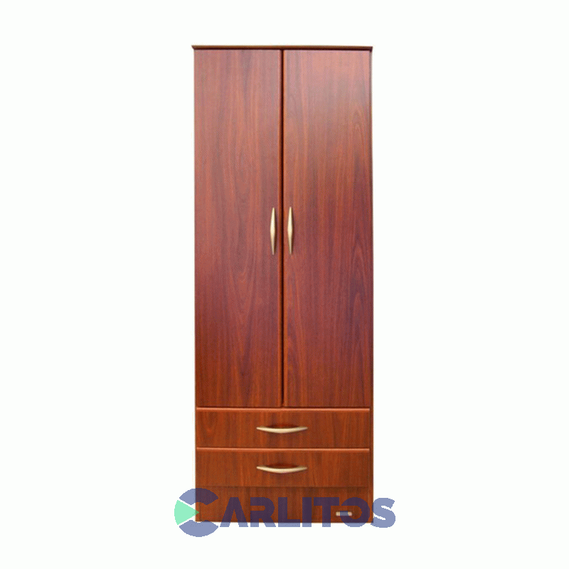 Placard 0.62 Mts 2 Puertas 2 Cajones Platinum Cedro