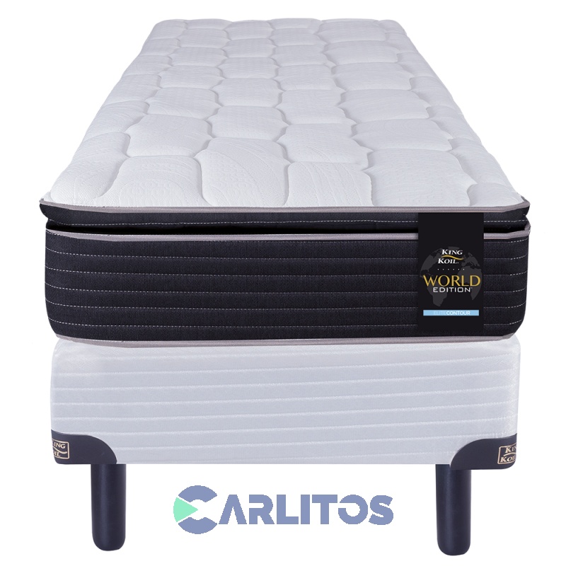Colchón Resorte King Koil 0.90 X 1.90 Mts Adelle Pt