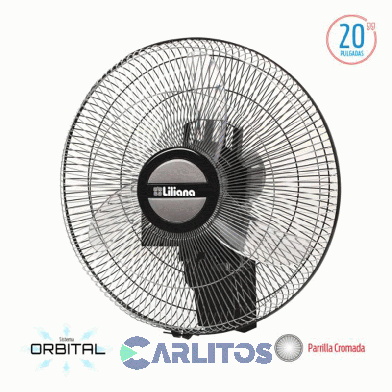 Ventilador De Pared Orbital Liliana 20