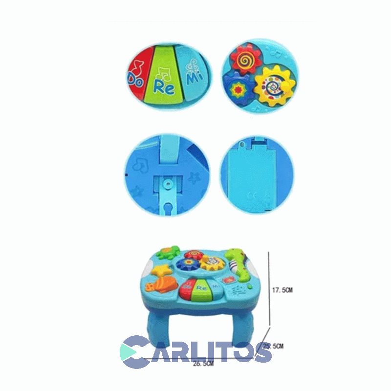 Mesa Didáctica Zippy Toys Musical Acuario Con Luz