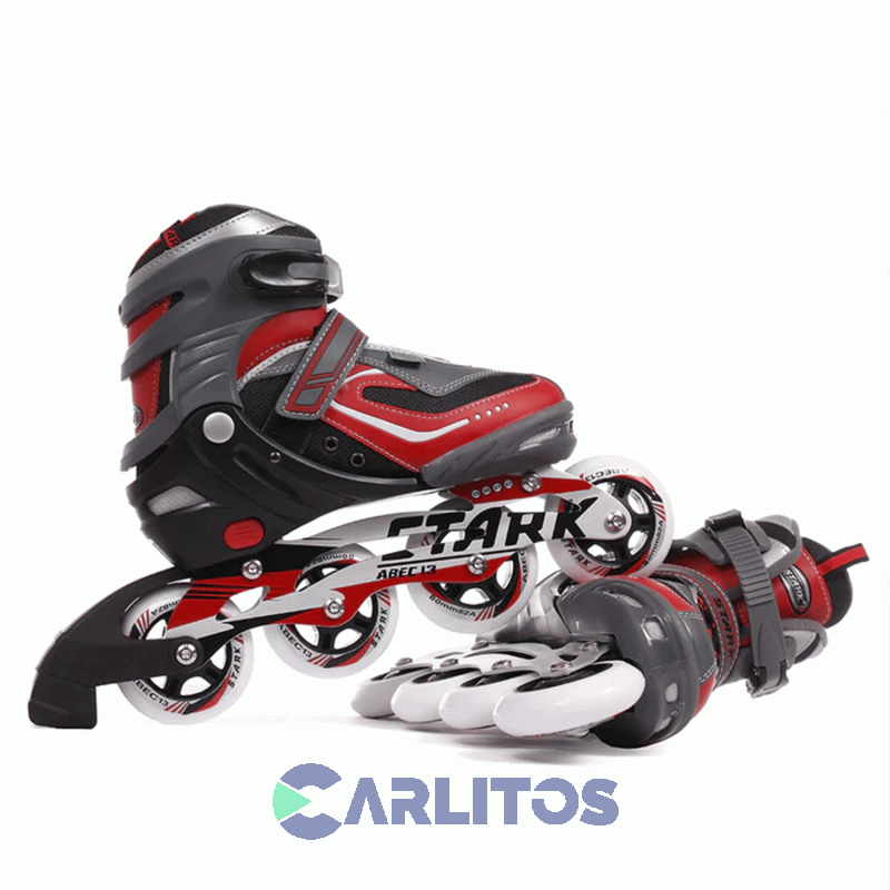 Roller Extensible Talle S (31-34) Pro Rojo-Gris Stark